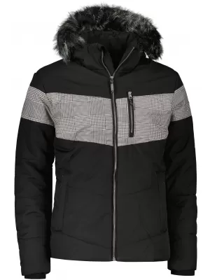 Kabát ALPINE PRO SAPTAH MJCY557 FEKETE