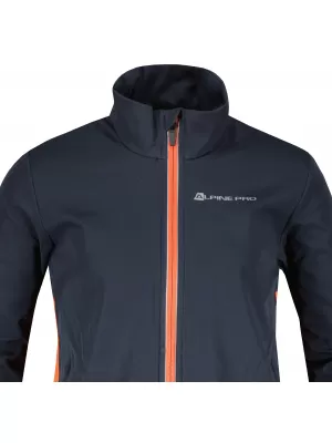 Baby Softshell kabát ALPINE PRO TYCHO KJCY251 SÖTÉTKÉK/FEKETE