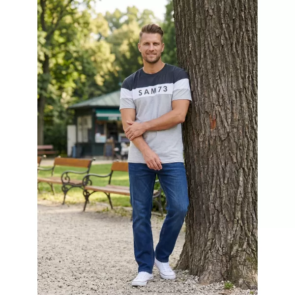  Férfi póló SAM 73 KAVIX MT 815 VILÁGOSSZÜRKE 