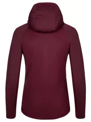 Női pulóver KILPI LAYANA-W SL0202KI SÖTÉTVÖRÖS