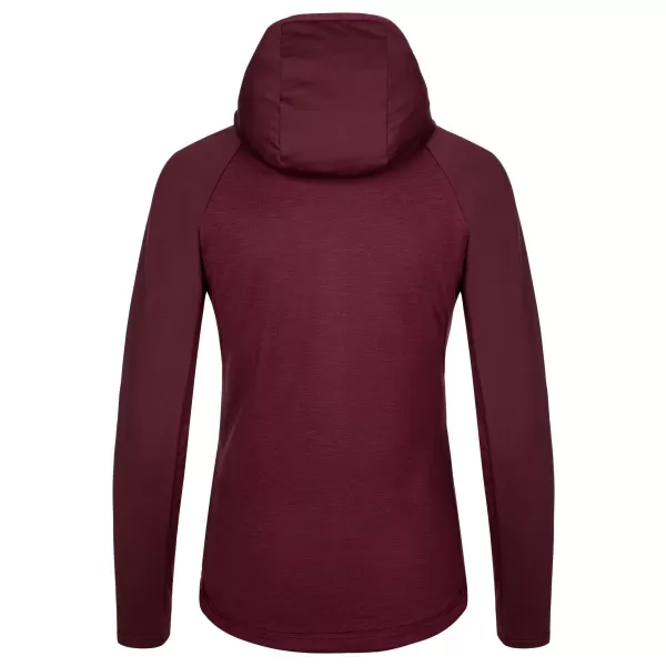  Női pulóver KILPI LAYANA-W SL0202KI SÖTÉTVÖRÖS 