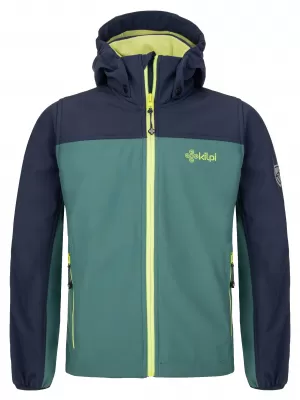 Fiú softshell kabát KILPI RAVIO-JB SJ0105KI SÖTÉTZÖLD