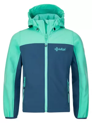 Lányos softshell kabát KILPI RAVIA-JG SJ0155KI TÜRKIZ