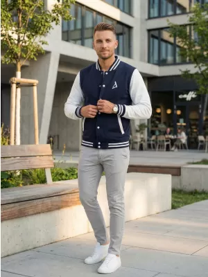 Férfi pulóver ALTISPORT BYB/ALM002BB004 SÖTÉTKÉK