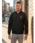 Férfi bomber dzseki ALTISPORT BYB/ALM002BY045 FEKETE ÉS FEHÉR