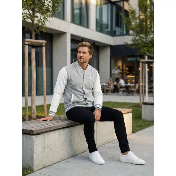 Férfi pulóver ALTISPORT BYB/ALM002BB004 VILÁGOSSZÜRKE KIEMELÉSEK 