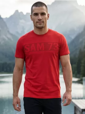 Férfi póló SAM 73 BARRY MT 811 PIROS