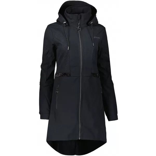  Női softshell kabát KIXMI ORLENA FEKETE 