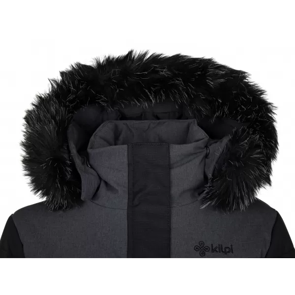 Női télikabát KILPI KETRINA-W SL0129KI FEKETE 