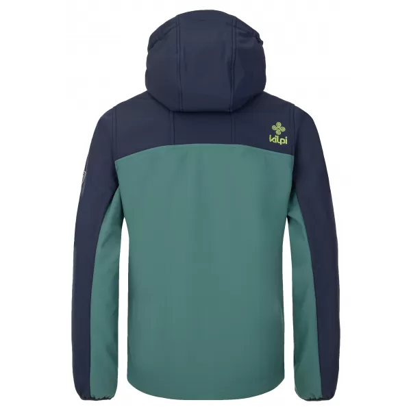  Fiú softshell kabát KILPI RAVIO-JB SJ0105KI SÖTÉTZÖLD 