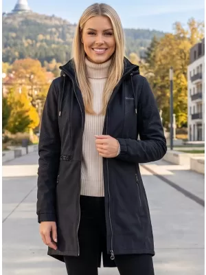Női softshell kabát KIXMI ORLENA FEKETE