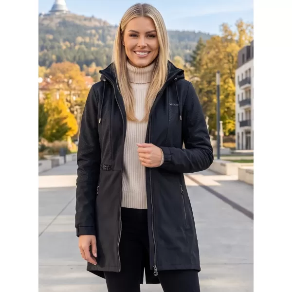  Női softshell kabát KIXMI ORLENA FEKETE 