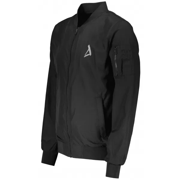  Férfi bomber dzseki ALTISPORT BYB/ALM002BY045 FEKETE ÉS EZÜST 