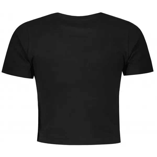  Női crop top póló ALTISPORT BYB/ALW056BY042 FEKETE RÓZSASZÍN 