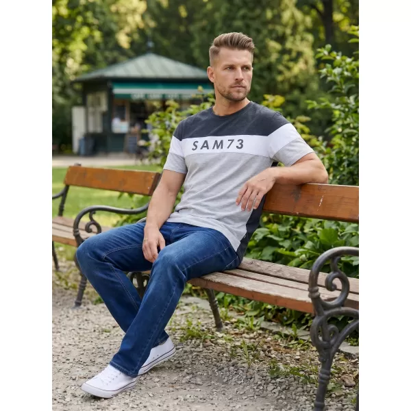  Férfi póló SAM 73 KAVIX MT 815 VILÁGOSSZÜRKE 