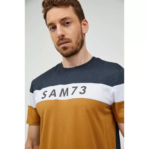  Férfi póló SAM 73 KAVIX MT 815 VILÁGOSBARNA 