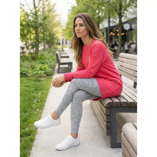  Női pulóver ALTISPORT CYGNA LSWX343 RÓZSASZÍN 