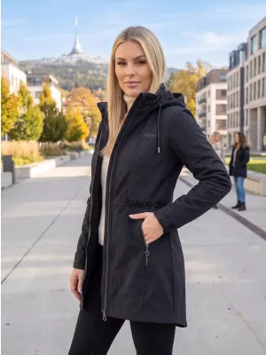 Női softshell kabát KIXMI ORLENA FEKETE
