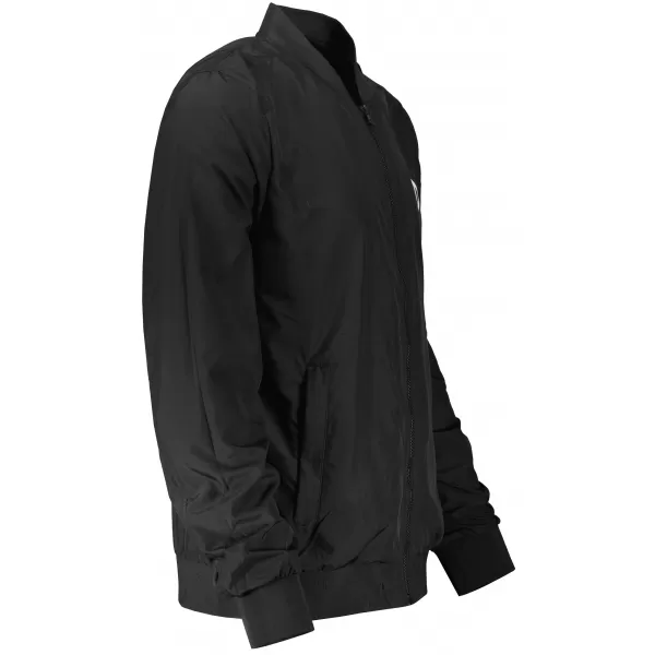  Férfi bomber dzseki ALTISPORT BYB/ALM002BY045 FEKETE ÉS FEHÉR 