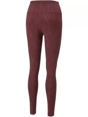 Női leggings PUMA POWER DECO GLAM TIGHTS 671759-42 BURGUNDIA