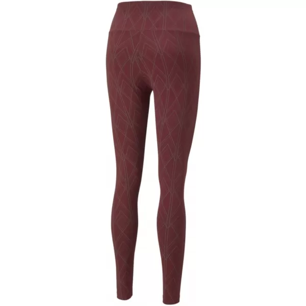  Női leggings PUMA POWER DECO GLAM TIGHTS 671759-42 BURGUNDIA 