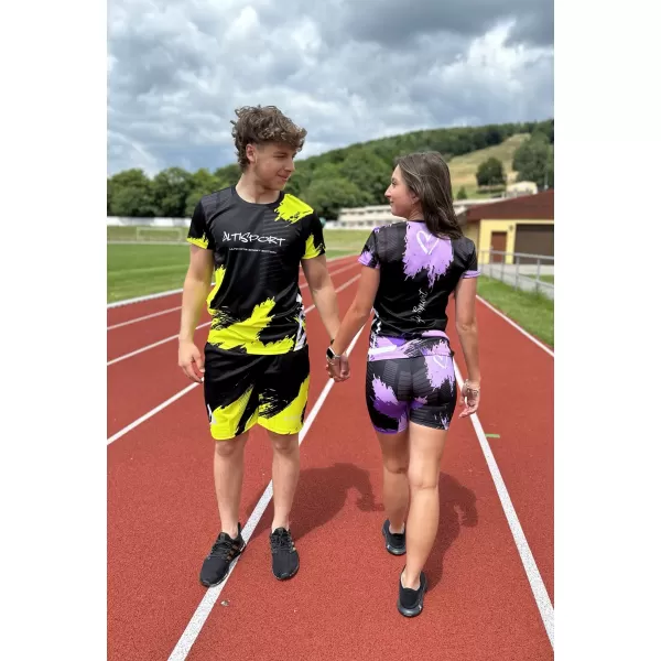  Női rövid prémium leggings ALTISPORT SWE/ALW01S03 LILA 