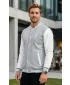 Férfi pulóver ALTISPORT BYB/ALM002BB004 VILÁGOSSZÜRKE KIEMELÉSEK