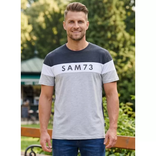  Férfi póló SAM 73 KAVIX MT 815 VILÁGOSSZÜRKE 