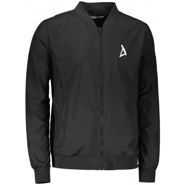 Férfi bomber dzseki ALTISPORT BYB/ALM002BY045 FEKETE ÉS FEHÉR 