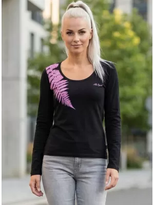 Női póló ALTISPORT UHANA LTSY942 FEKETE