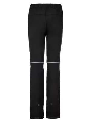 Gyermek softshell nadrág KILPI RIZO-J SJ0405KI FEKETE