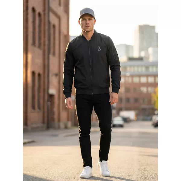  Férfi bomber dzseki ALTISPORT BYB/ALM002BY045 FEKETE ÉS EZÜST 