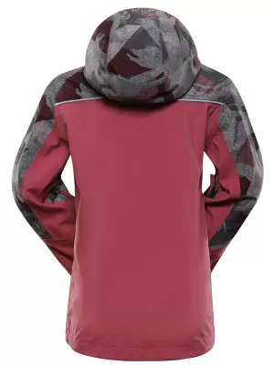 Kabát ALPINE PRO GIBBO KJCY250 BURGUNDIA