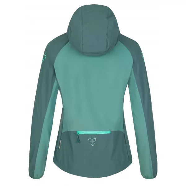  Női softshell kabát KILPI BALANS-W SL0121KI SÖTÉTZÖLD 