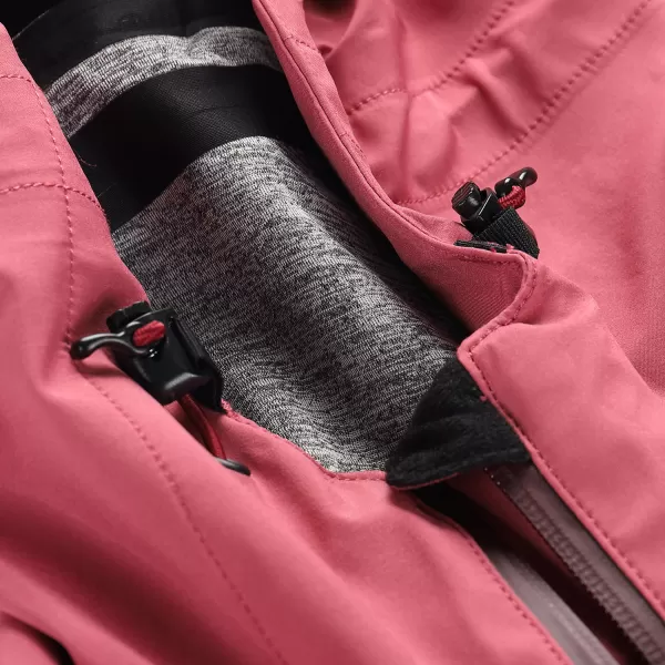 Női kabát ALPINE PRO GIBBA LJCY532 BURGUNDIA 