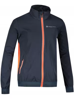 Baby Softshell kabát ALPINE PRO TYCHO KJCY251 SÖTÉTKÉK/FEKETE