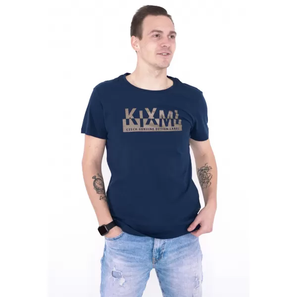  Férfi póló KIXMI ORLANDO SÖTÉTKÉK 