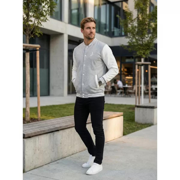  Férfi pulóver ALTISPORT BYB/ALM002BB004 VILÁGOSSZÜRKE KIEMELÉSEK 