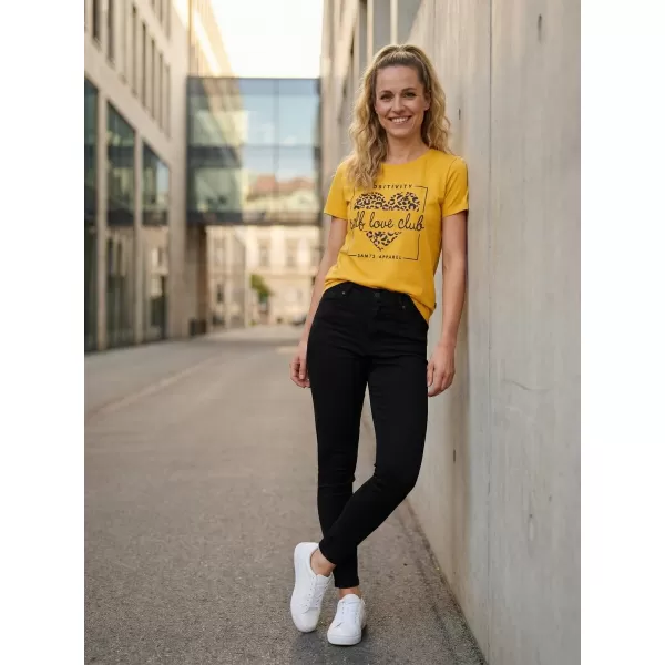  Női póló SAM 73 INATHI WT 877 MUSTÁRSÁRGA 