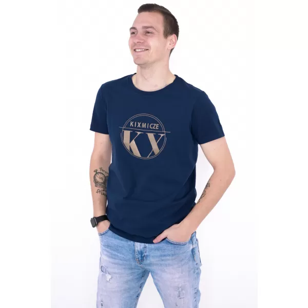  Férfi póló KIXMI OCTAVIO SÖTÉTKÉK 