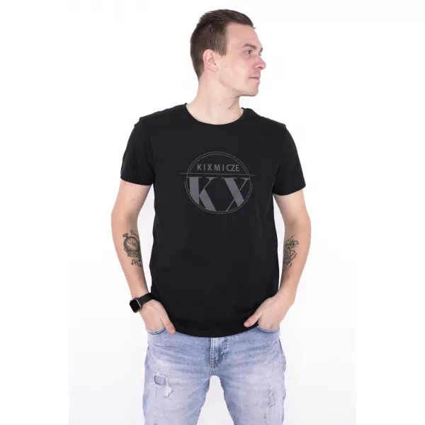  Férfi póló KIXMI OCTAVIO FEKETE 