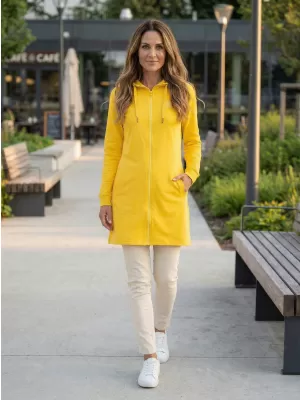 Női pulóver ALTISPORT CORVA LSWX344 SÁRGA