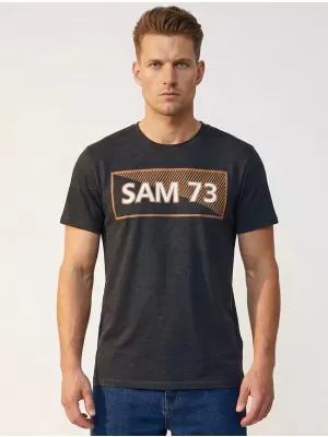 Férfi póló SAM 73 FENRI MT 814 FEKETE