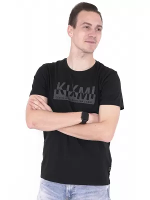 Férfi póló KIXMI ORLANDO FEKETE