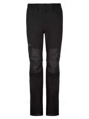 Gyermek softshell nadrág KILPI RIZO-J SJ0405KI FEKETE