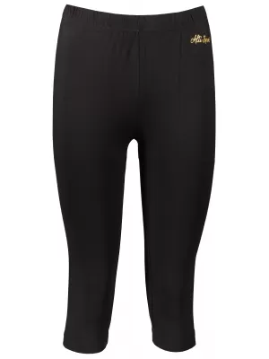 3/4-es női leggings ALTISPORT OWECA LPAX576 FEKETE