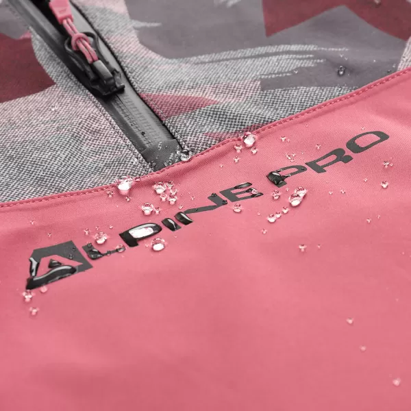  Kabát ALPINE PRO GIBBO KJCY250 BURGUNDIA 