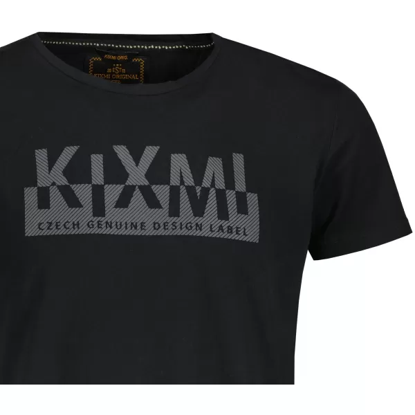  Férfi póló KIXMI ORLANDO FEKETE 