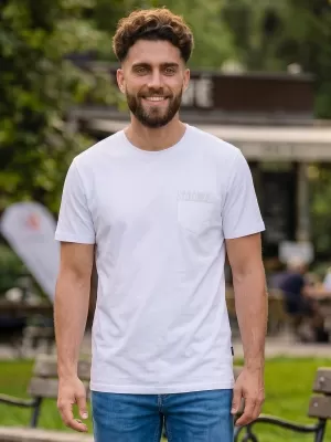 Férfi póló SAM 73 QUARIP MT 812 FEHÉR