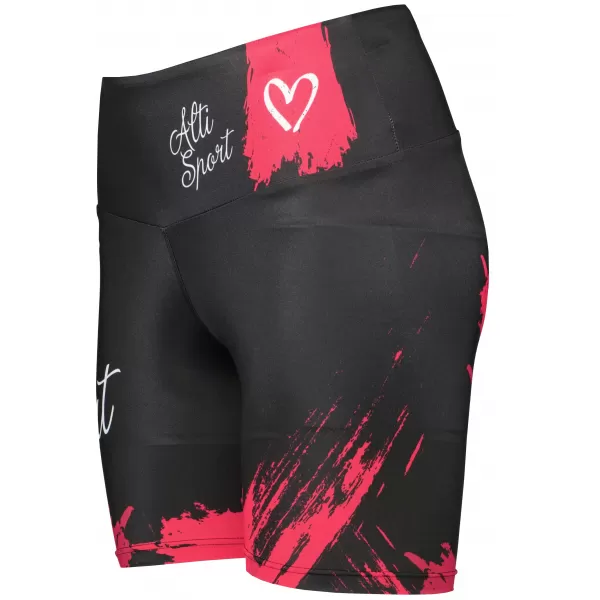  Női rövid prémium leggings ALTISPORT SWE/ALW01bS03 PIROS 